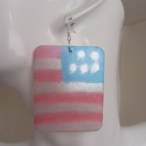 Patriotic Flag Earrings